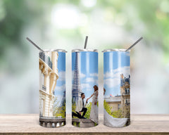 Personalised Photo Skinny Tumbler