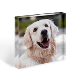 Custom Photo Upload Acrylic Block, Freestanding Acrylic Crystal Block - Craftellery