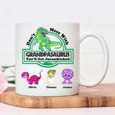Grandpasaurus Mug, Father's day Mug, Mug for Grandpa, Gift for Father's day, Dinosaur Granpa Mug, Fathers day gift, Perfect Gift for Grandad - Craftellery