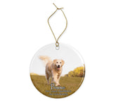 Personalised Pet Christmas Ornament - Christmas Tree Hanging ornament - Pet Memorial Ornament - Dog Pet Memorial ornament - Pet Memorial - Craftellery