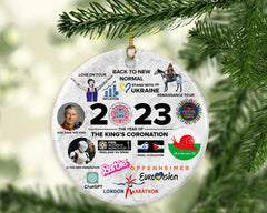 2024 Christmas Ornament, 2024 Highlights, Trends, Viral, 2024 Keepsake, Memorabilia, Events and Happenings - Craftellery