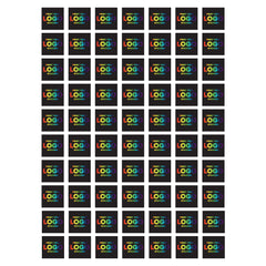 Square stickers (Solid Edge)
