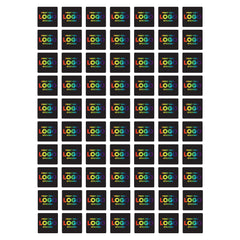 Custom Square stickers | Personalised Business stickers | Logo stickers | Business stickers | labels | Postage labels | Square Round Edge Stickers