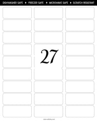 Custom Rectangle stickers | Personalised Business stickers | Logo stickers | Business stickers | labels | Postage labels | Rectangle Stickers