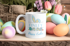 First Easter Mug, Personalised, Rabbit, Personalised Mug, Gift, Children's Mug, ANY name, Hot Chocolate Easter Mug Bunny Rabbit
