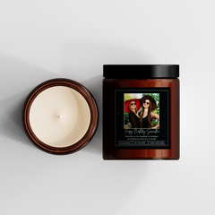 Personalised Photo Candle, Candle for Women, Wife - Mothers Day, Christmas, Valentines, Anniversary, Birthday or Special Occasion Gift