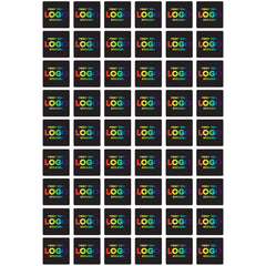 Custom Square stickers | Personalised Business stickers | Logo stickers | Business stickers | labels | Postage labels | Square Round Edge Stickers