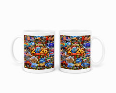 2026 Year in Review Christmas Mug – World Events & News Keepsake Gift