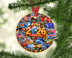 2026 Year In Review Ornament: Christmas Ornament, UK Events, Trending Keepsake, Happenings, Notable event, Highlights