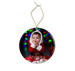 Baby's First Christmas Ornaments, Baby's 1st Christmas Bauble Decorations, Personalised Baby Photo Ornament 2024, My First Christmas - Craftellery