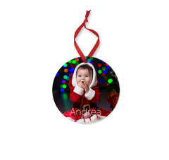 Baby's First Christmas Ornaments, Baby's 1st Christmas Bauble Decorations, Personalised Baby Photo Ornament 2024, My First Christmas - Craftellery