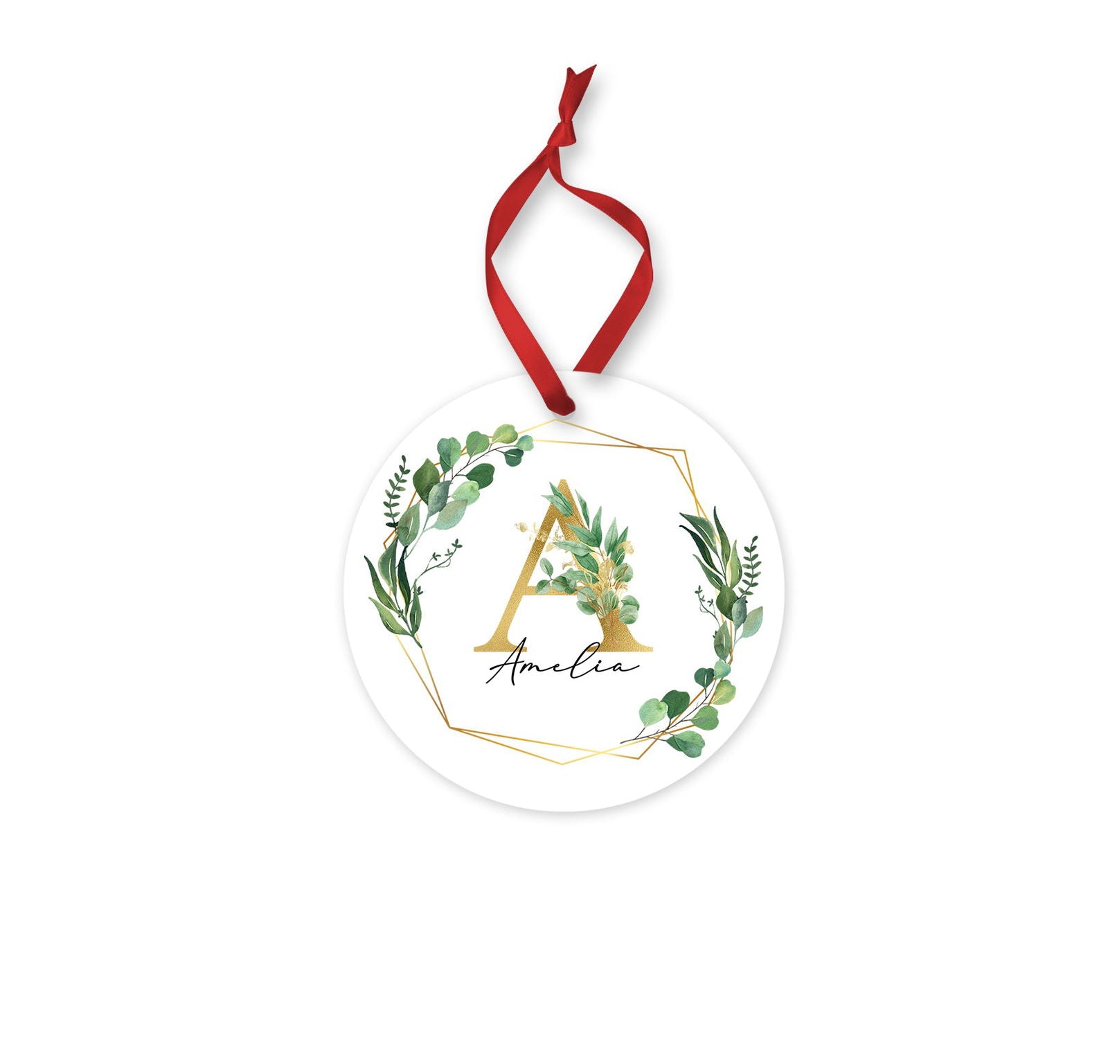 Custom Name Christmas ornament, Customised Christmas ornament, Custom ornament, Christmas tree decoration, personalised ornament, ornament - Craftellery