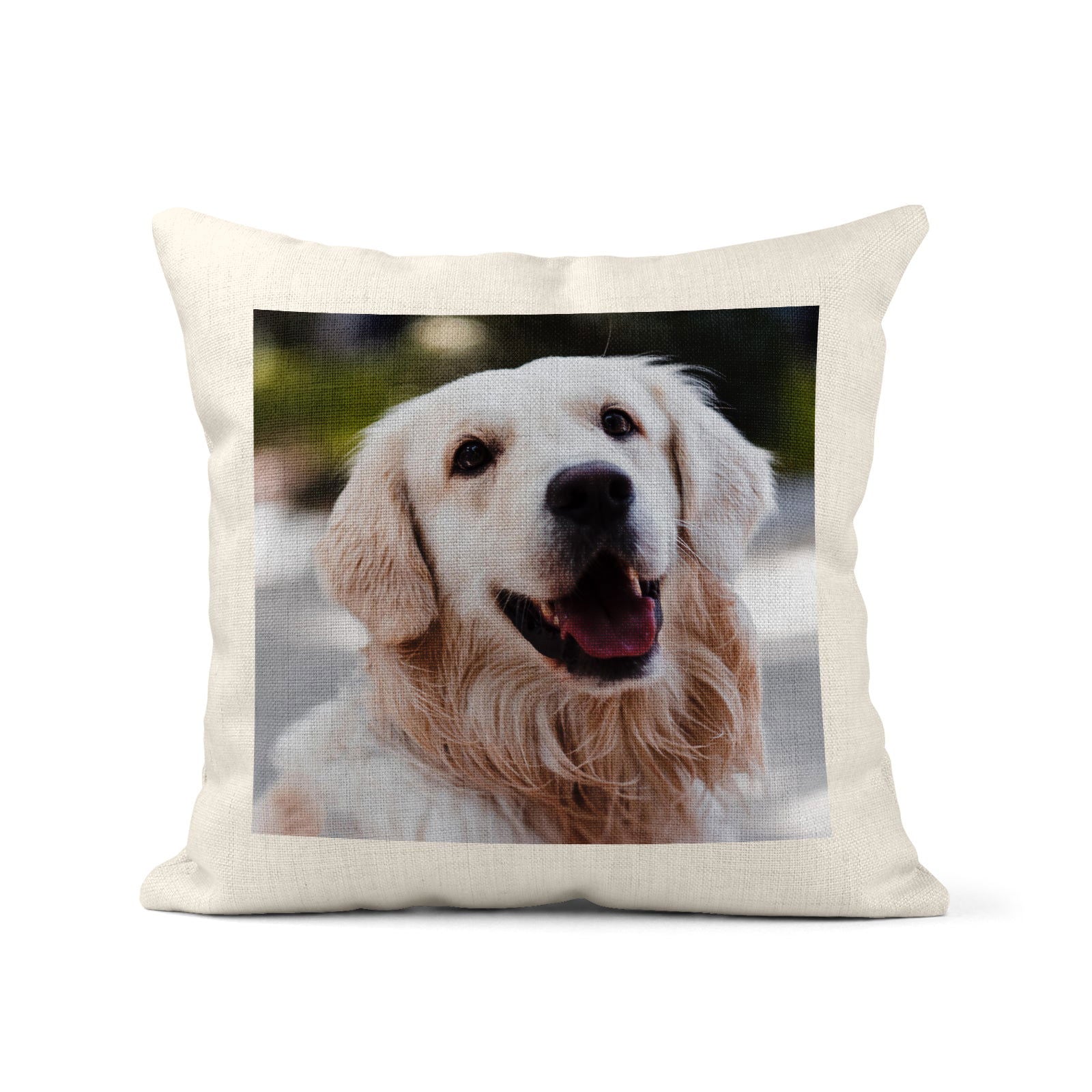 Customised Cushion cover, Linen style Throw pillow case, Girl's Personalised Cushion Cover, Custom Throwpillow case, 40x40 inches pillowcase - Craftellery