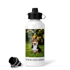 Custom Photo Water Bottle | Personalised Water Bottle with Your Picture and Text