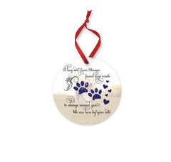 Personalised Pet Christmas Ornament - Ceramic Ornament - MDF Ornament - Christmas Tree Hanging ornament - Pet Memorial Ornament - Tree Décor - Craftellery