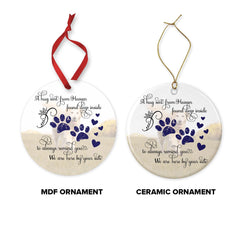 Personalised Pet Christmas Ornament - Ceramic Ornament - MDF Ornament - Christmas Tree Hanging ornament - Pet Memorial Ornament - Tree Décor - Craftellery