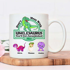 Unclesaurus Mug, Father's day Mug, Mug for Uncle, Gift for Father's day, Dinosaur Uncle Mug, Father's day gift, Perfect Gift for Uncle - Craftellery