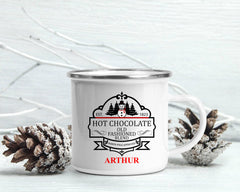 Personalised Enamel Mug | Customised with Your Name