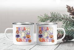 Halloween Design Enamel Mug | The Boo Crew