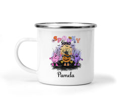 Halloween Design Enamel Mug | The Spooky Squad